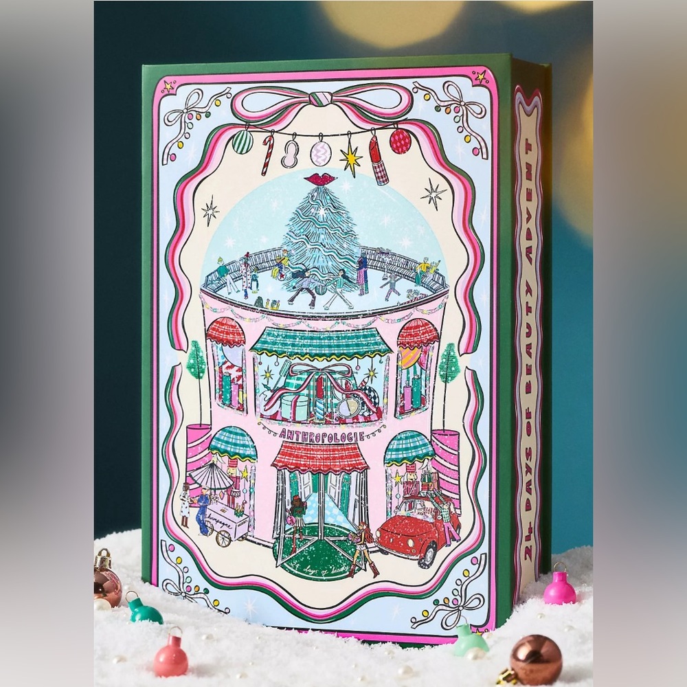 Anthropologie 2025 Advent Calendar 24 Days of Beauty Festive Holiday